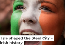 Tens of thousands of locals will line Grant Street in downtown Pittsburgh for the annual St. Patrick’s Day Parade on March 14, 2026. AP Photo/Erin Hooley